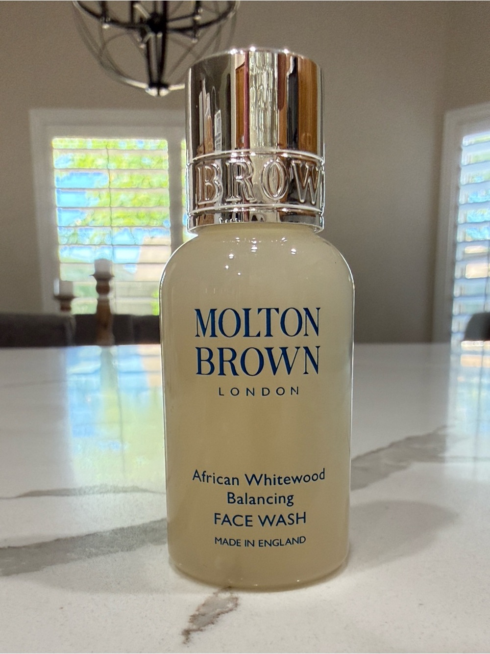 Molton Brown London African Whitewood Balancing Face Wash. 30ml. New.